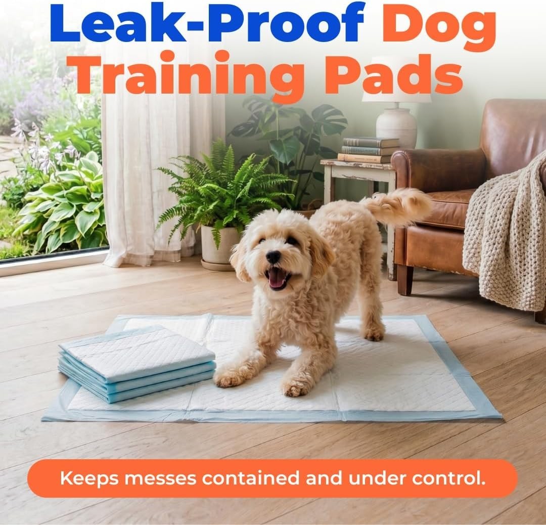 XL 36×28 Super Absorbent Puppy Pads – 100 Count Leak-Proof Disposal Solutions