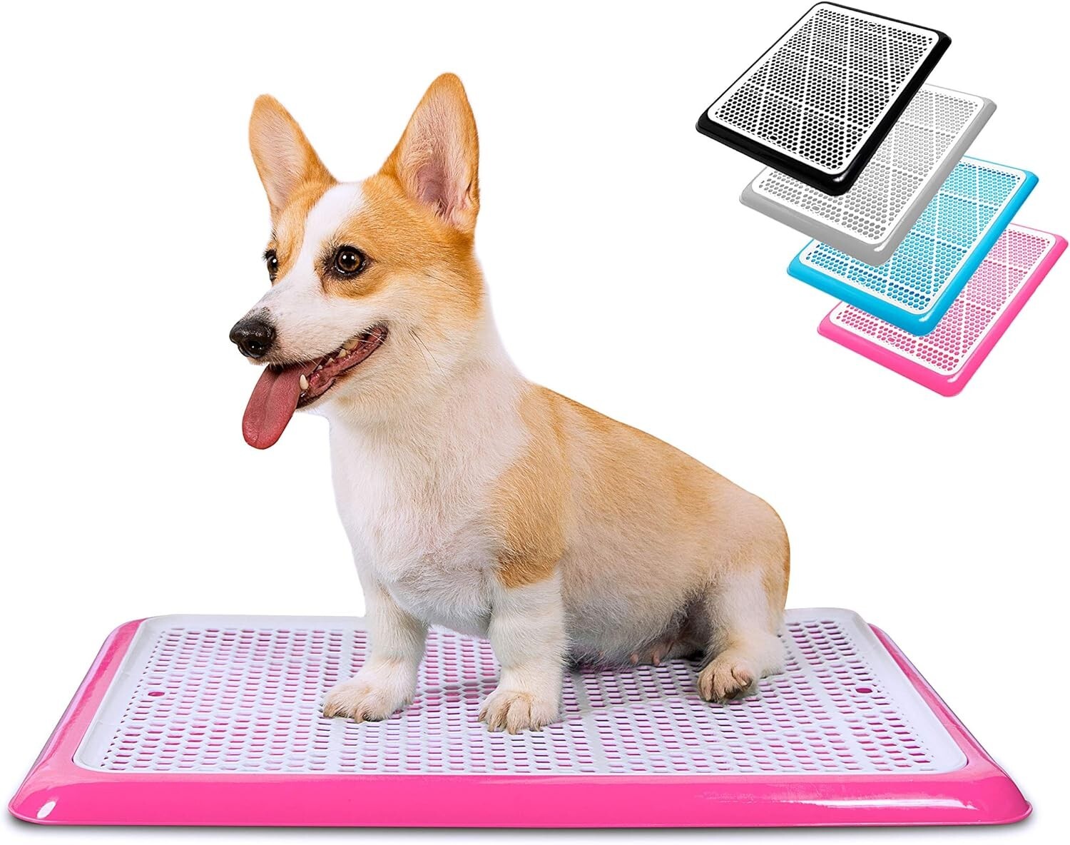 Stylish Pink Pee Pad Holder for Small and Medium Dogs – Easy Setup and Cleaning