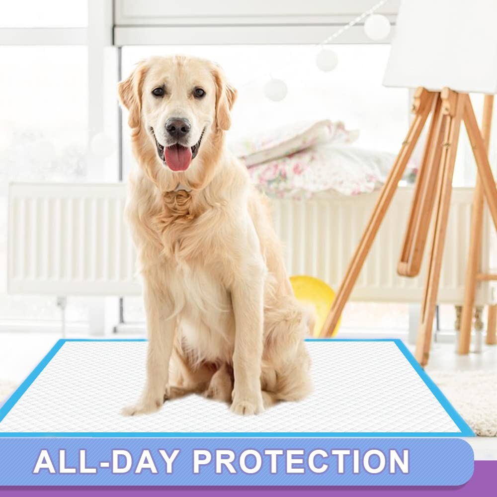 IMMCUTE Puppy Pee Pads 22×23-150 Count | Dog Pee Training Pads Super Absorbent &