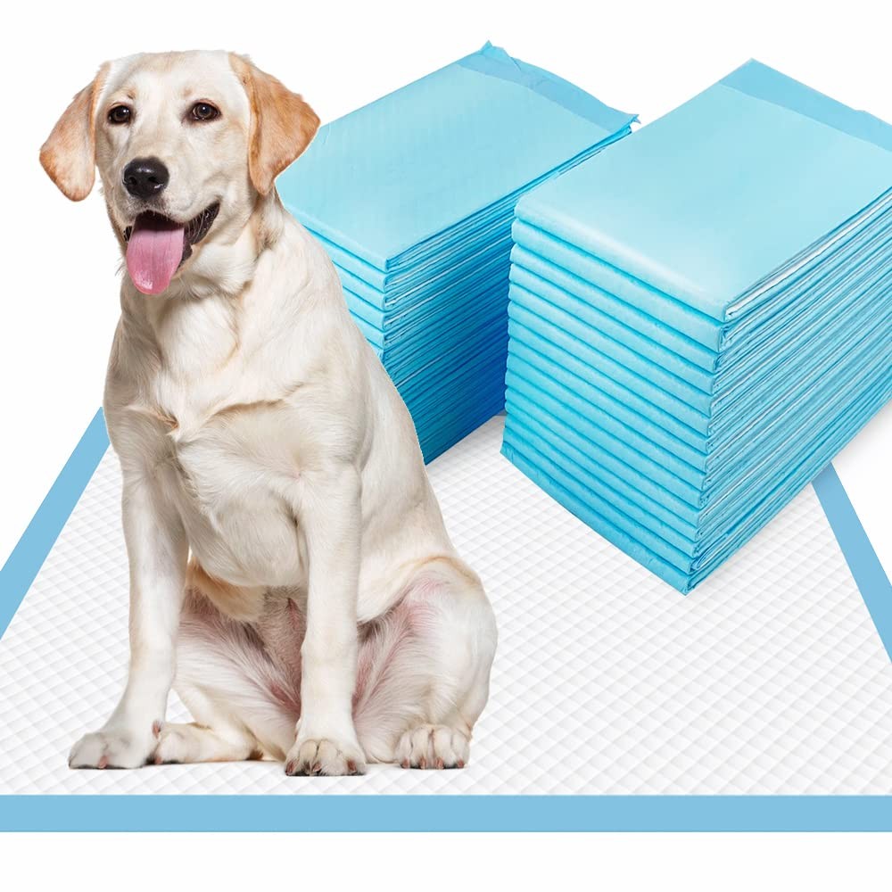 XL Puppy Pads 40 Count, Thicken Pee Pads for Dogs, 28″x34″ Dog Pee Pads Extra…