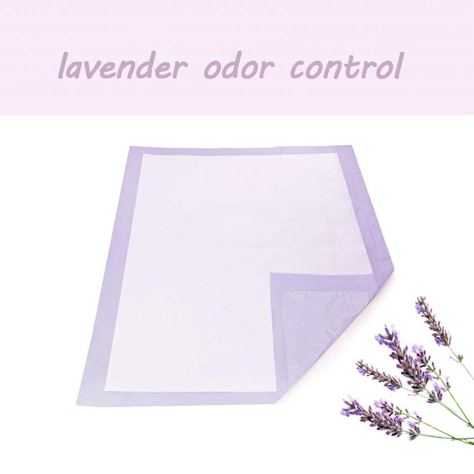 Disposable Pee Pad for Dogs Pets Small Puppy Chucks 22”×22”50pk, Purple