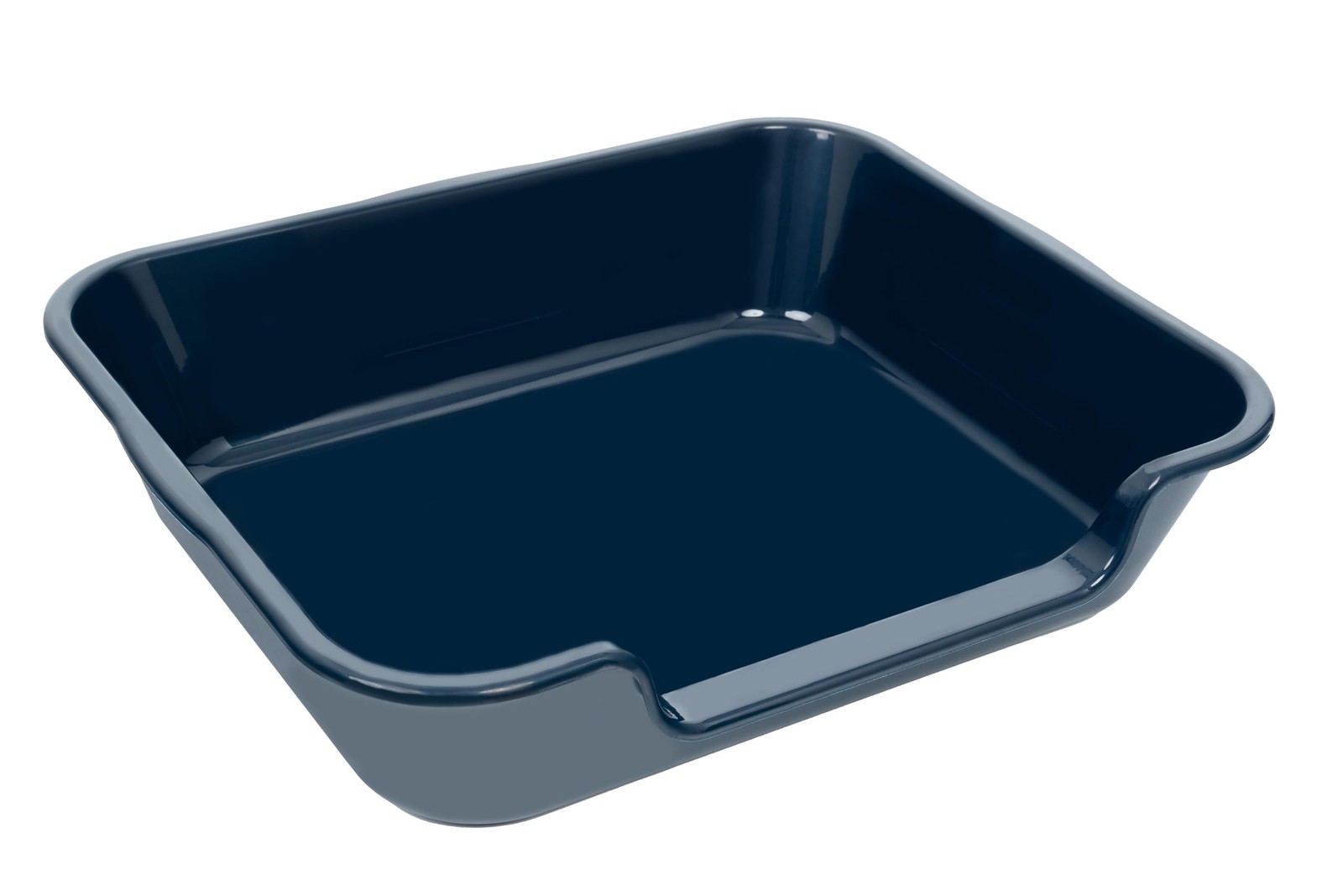 Blaucasa 1 Pack Extra Large Dog Litter Box Pan (Pack of 1), Dark Blue