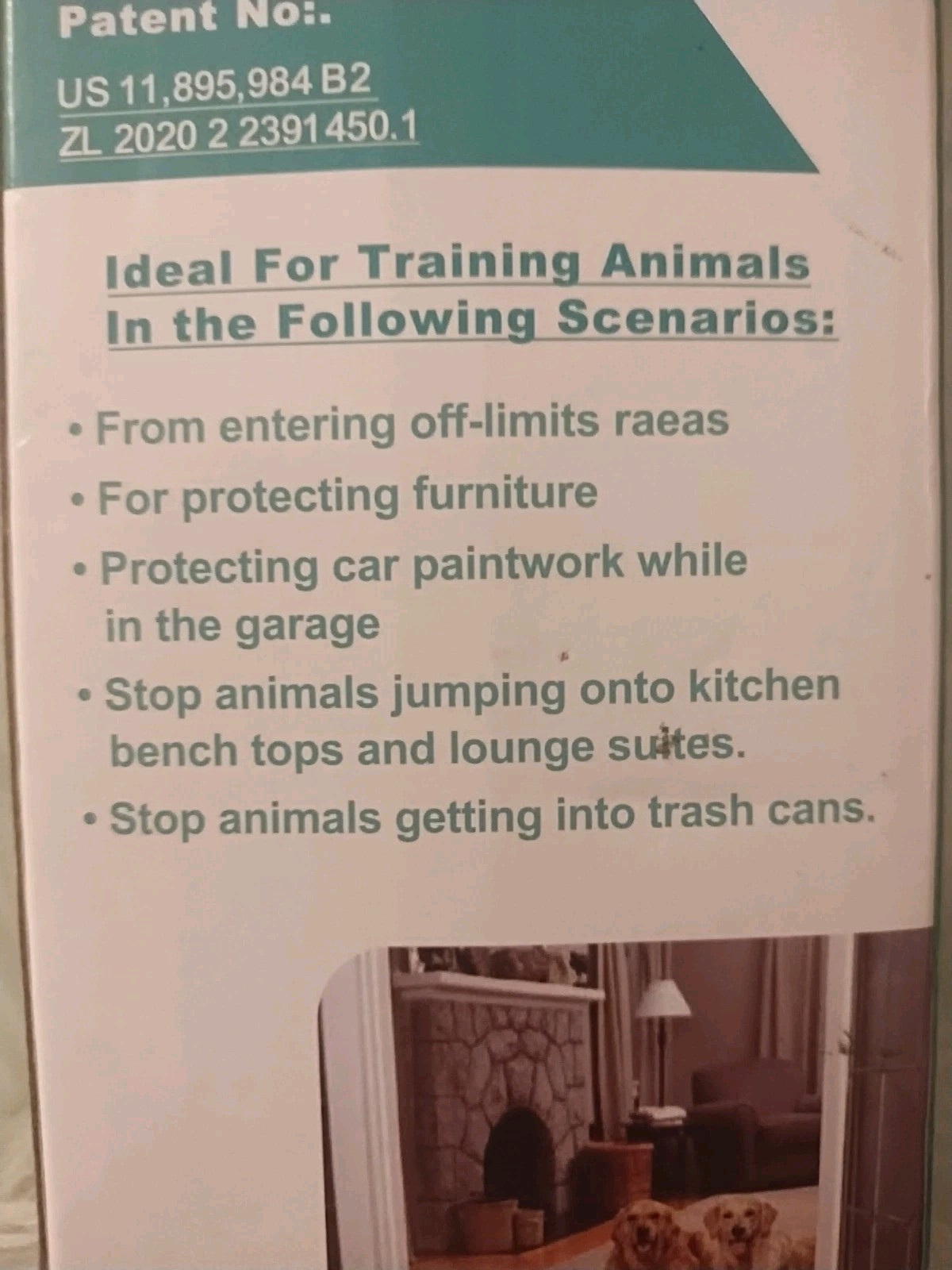 Pet Training Mat ~ Indoor For Off-Limit Areas ~ Dog & Cat ~ Model 1260 ~ New