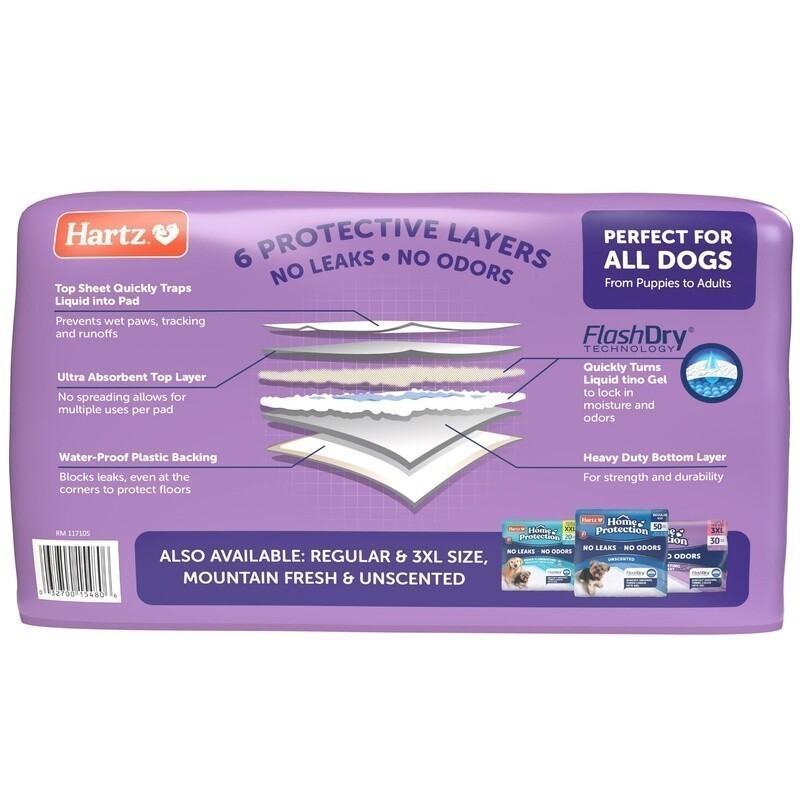 Odor Eliminating Lavender Dog Pads XXL Absorbent Disposable Leak Proof 40ct New
