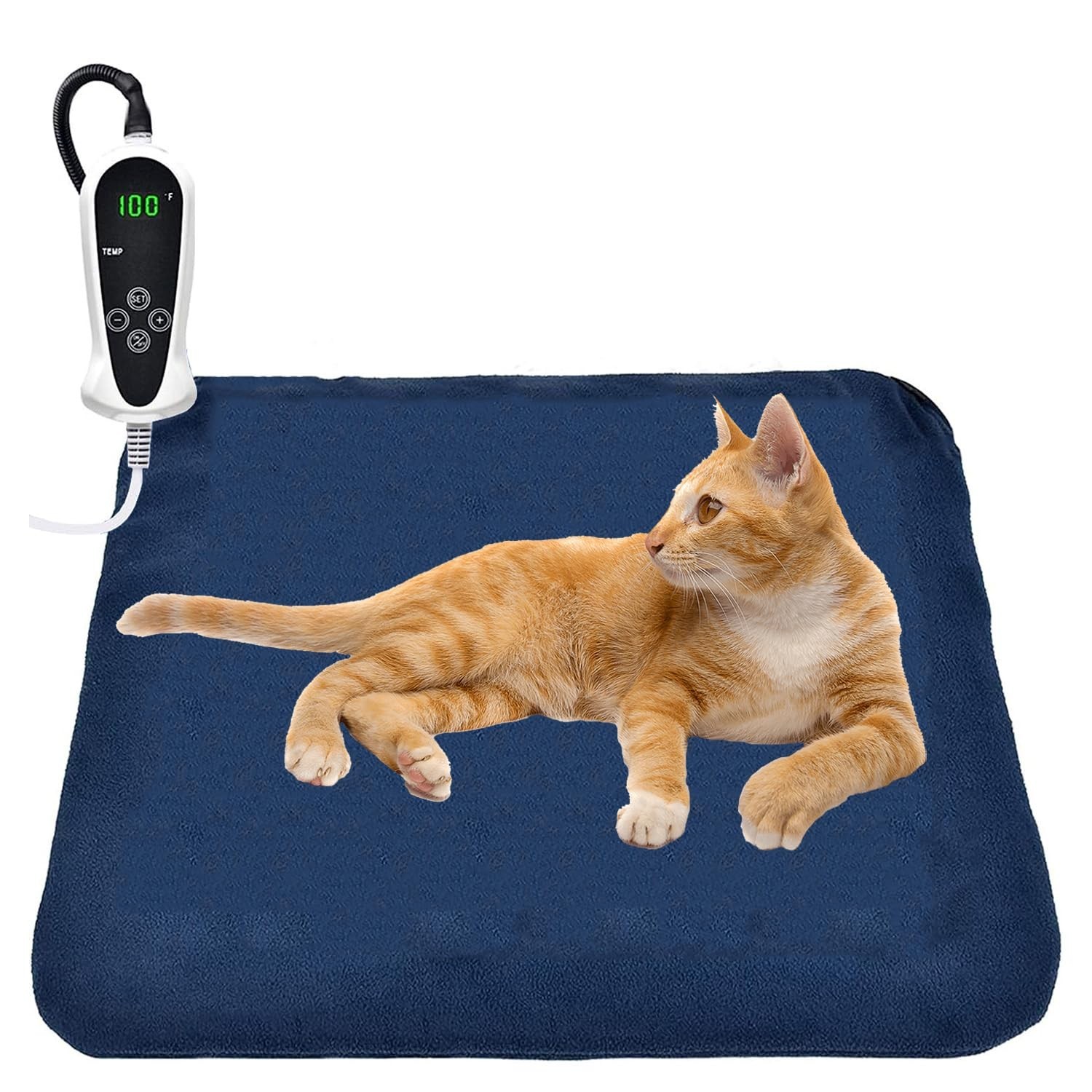 Pet cat and Dog pad 30W, Size M: 18 * 18 “,Waterproof, Constant Temperature H…