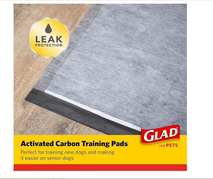 Glad Pets Black Charcoal Puppy Pads Puppy Potty Training Pads That ABSORB 100pk