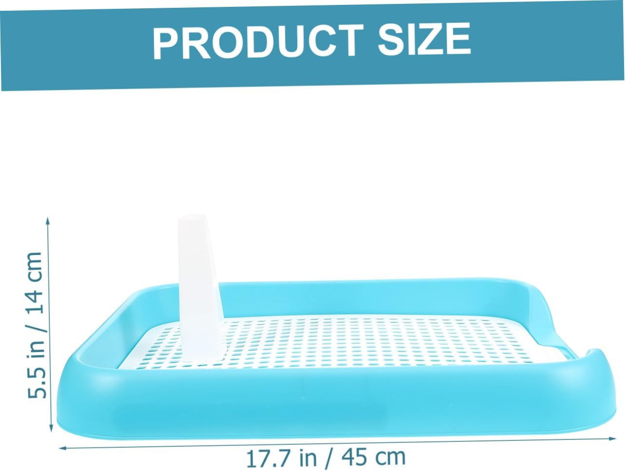 Indoor Dog Potty Tray with Non Slip Design for Small and Pets Easy to Clean Mesh