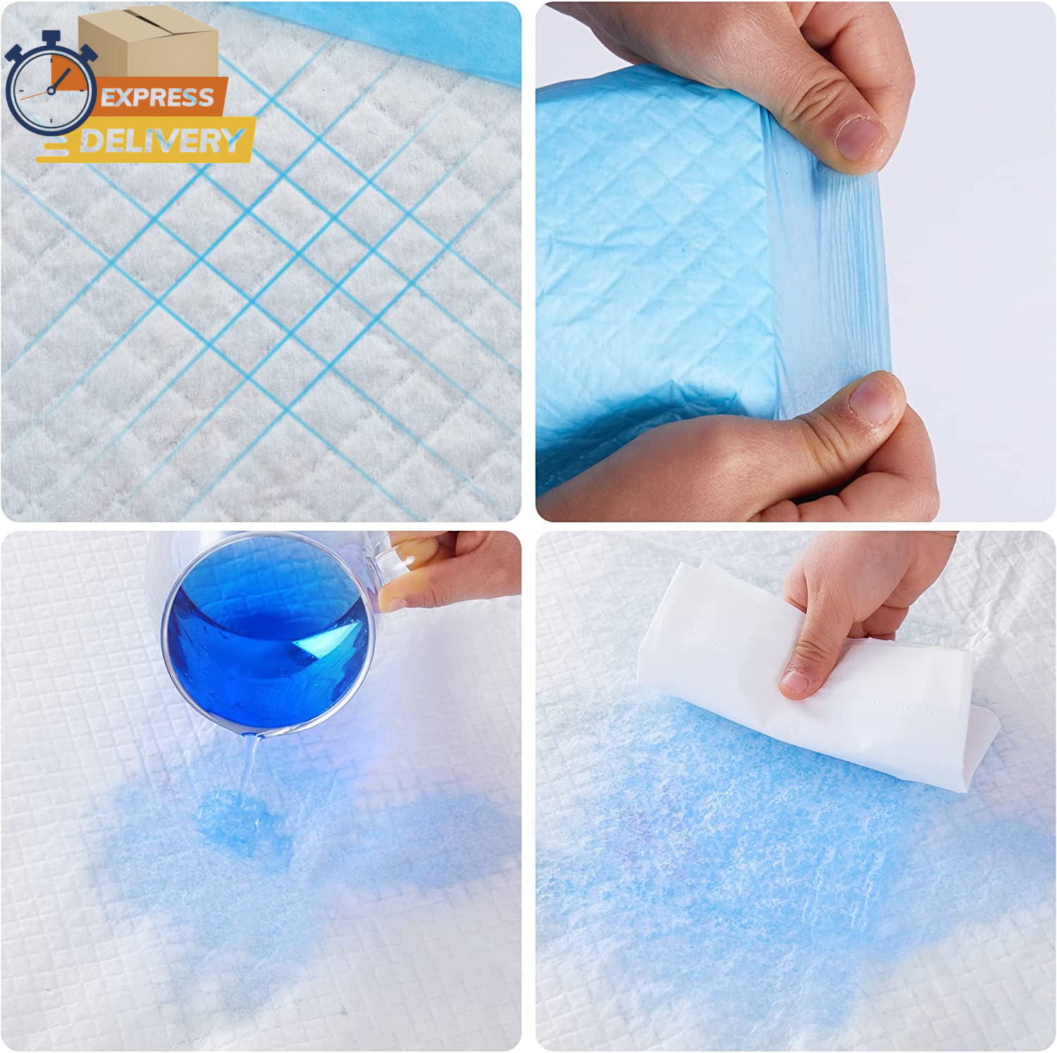 Extra Large Pet Training and Puppy Pads Pee Pads for Dogs 28″X34″, 40 Count 👌