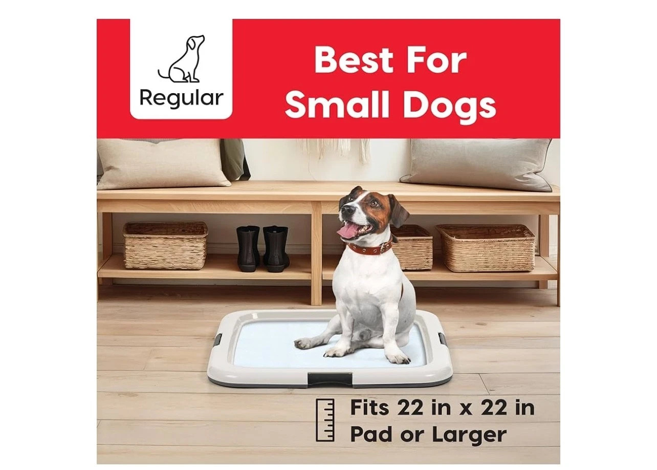 IRIS USA Pee Pad Holder -For Potty Training Regular Sized Dog Pee Pad Holder 6pk