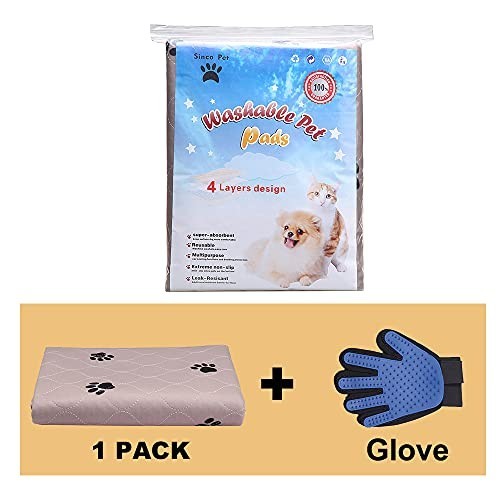 Reusable Washable Puppy Pads – Large Super Absorbent Waterproof Dog Pee Mat