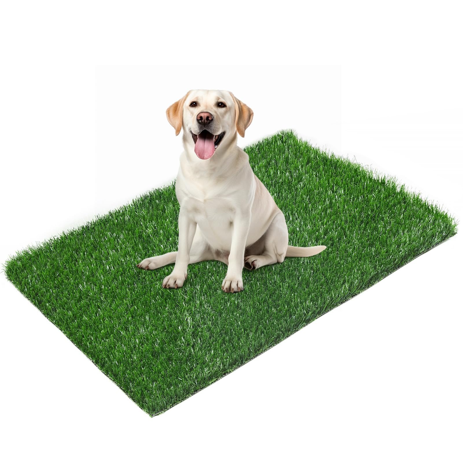 33.2in x 21in Replacement Artificial Grass Puppy Training Pads – Quick Absorbent