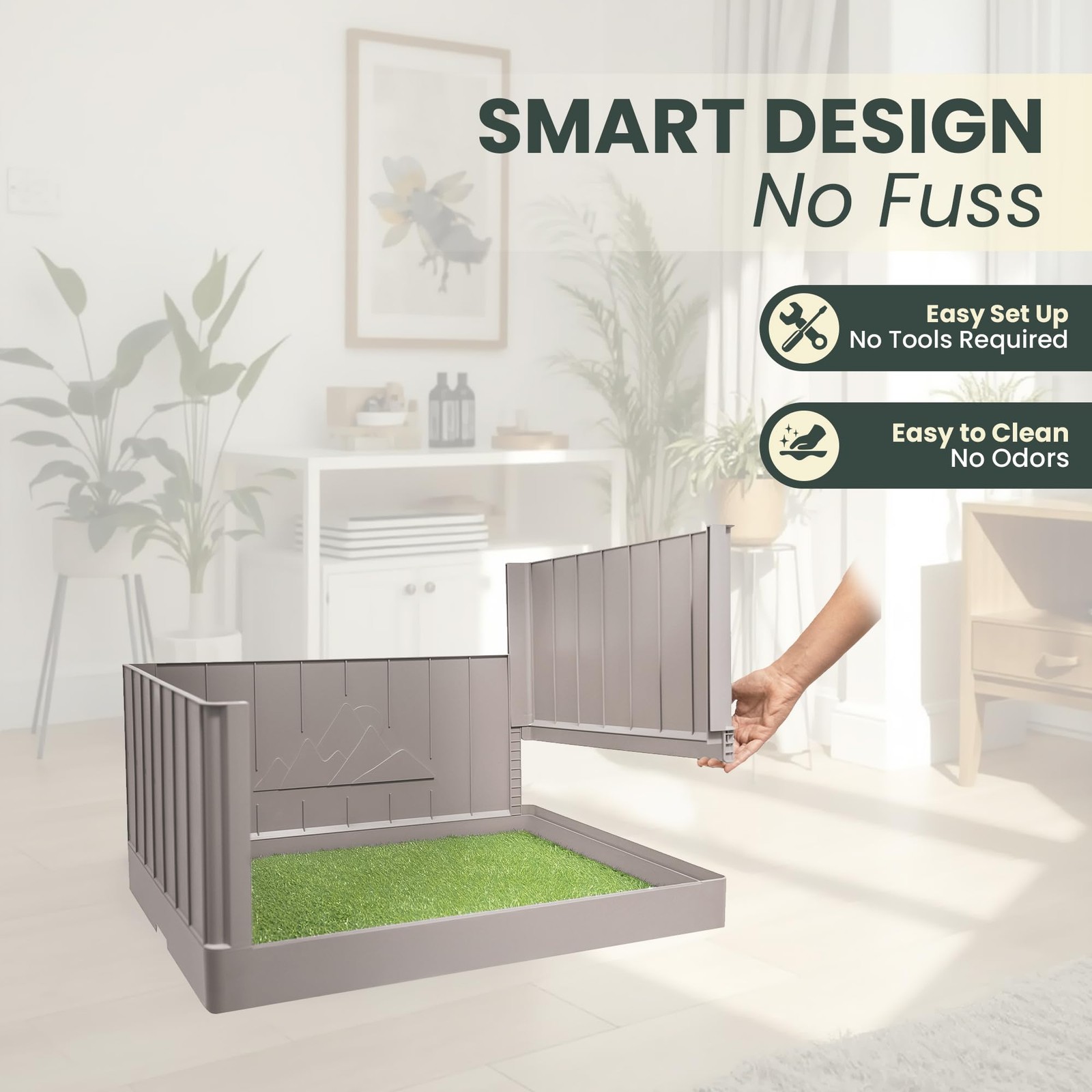 lazzipet dog grass potty tray