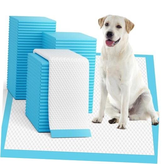 Puppy Pads 50 Pack, 34″x28″ Extra Large Dog Pee Pads Thicker Disposable Dog