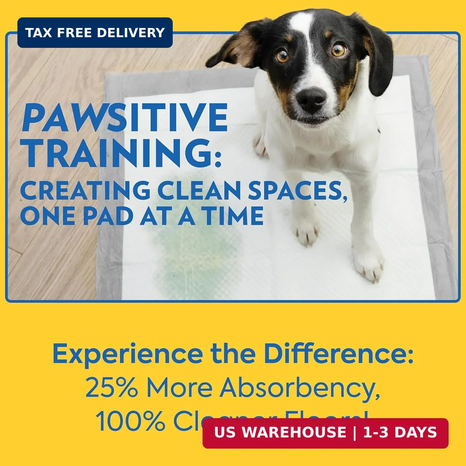 OUT! PetCare XXL Puppy Pads, Heavy Duty Pee Pads for Dogs, 26×30, 30 Count | Dog