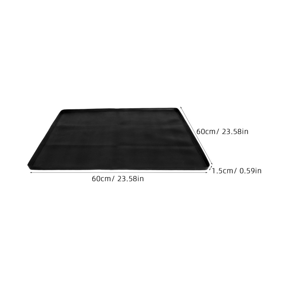 Silicone Dog Pee Pad Holder 24×24 in, Non- Leak-Proof Puppy Pad Tray,