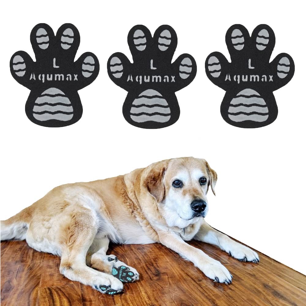 Aqumax Dog Paw Protector L Black 24 pads