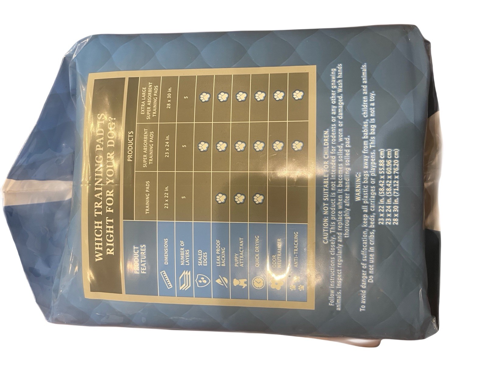 Retriever 23in x 24in Absorbent Dog Training Pads with Home Shield, 50 Count