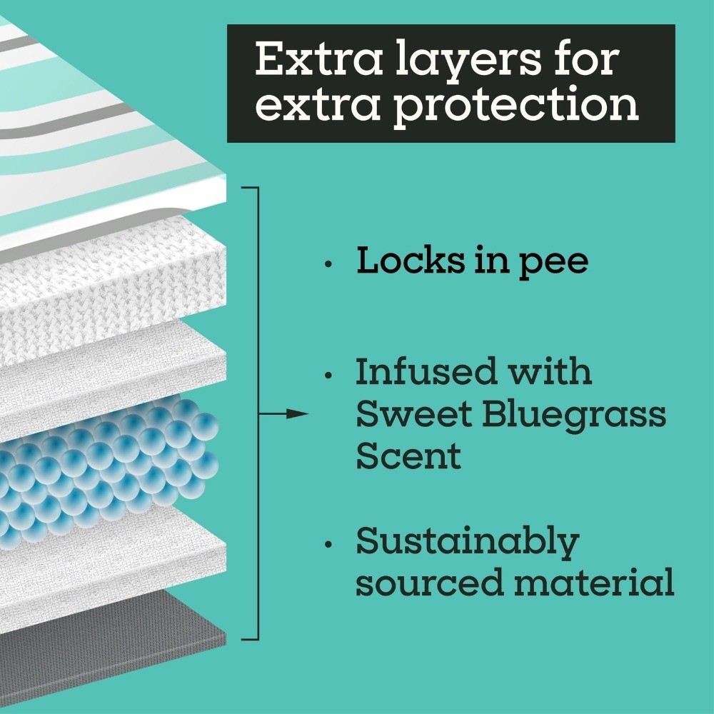 Dog Pads Large 22″x22″ 40ct W/ Leak-Proof & Quick Absorb For Puppy Training