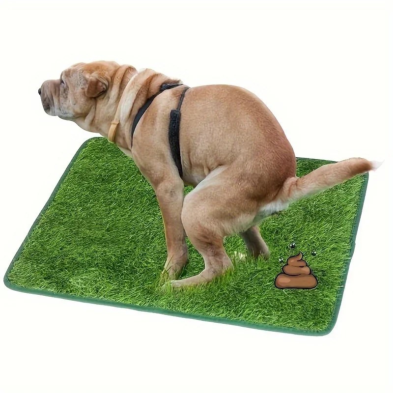 Washable Dog Grass Mat Artificial Lawn Puppy Training Pee Pad Odor Control.