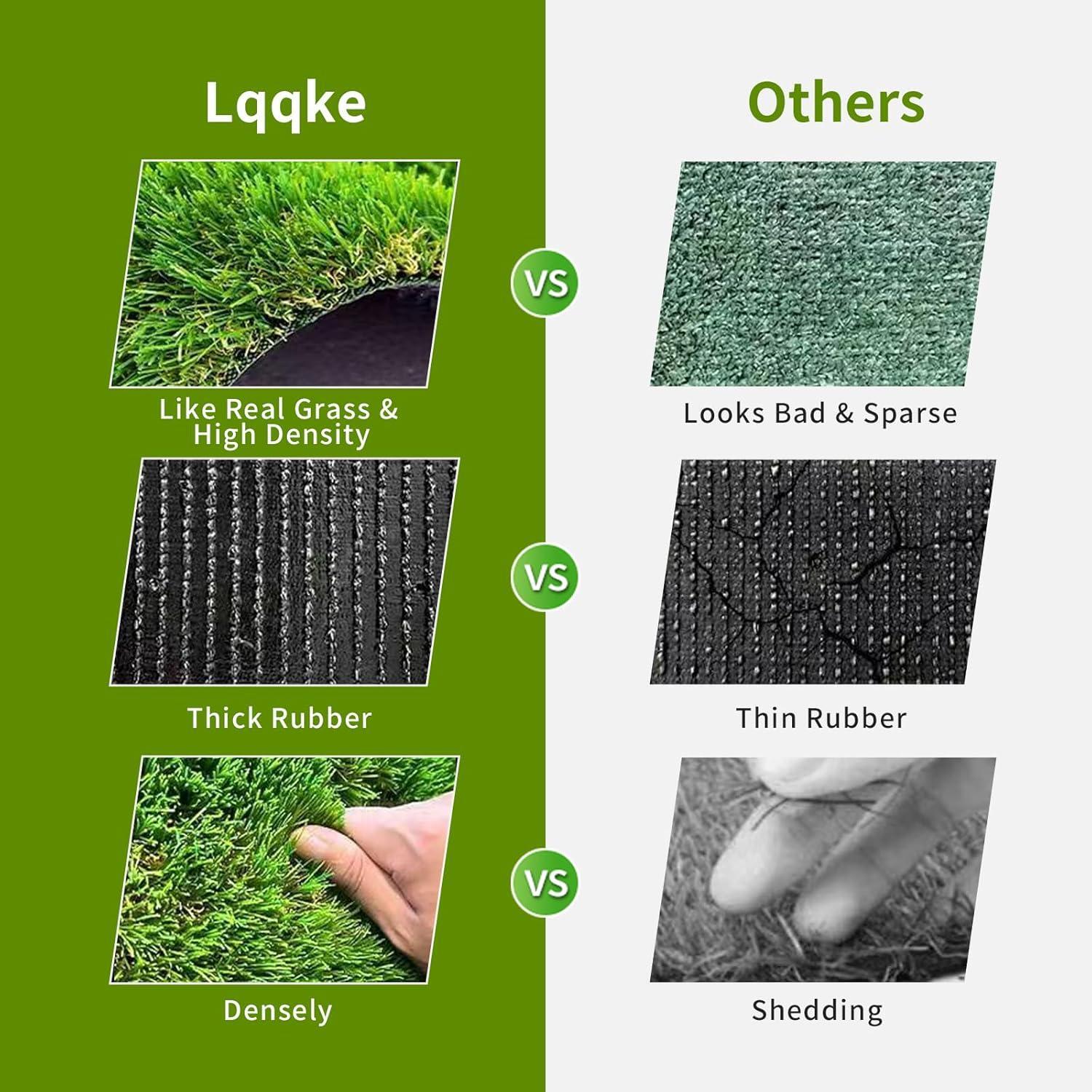 2PCS 20×30″ Dog Grass Pee Pad, Artificial Grass Turf Rug For Pet, Fake Grass Pad
