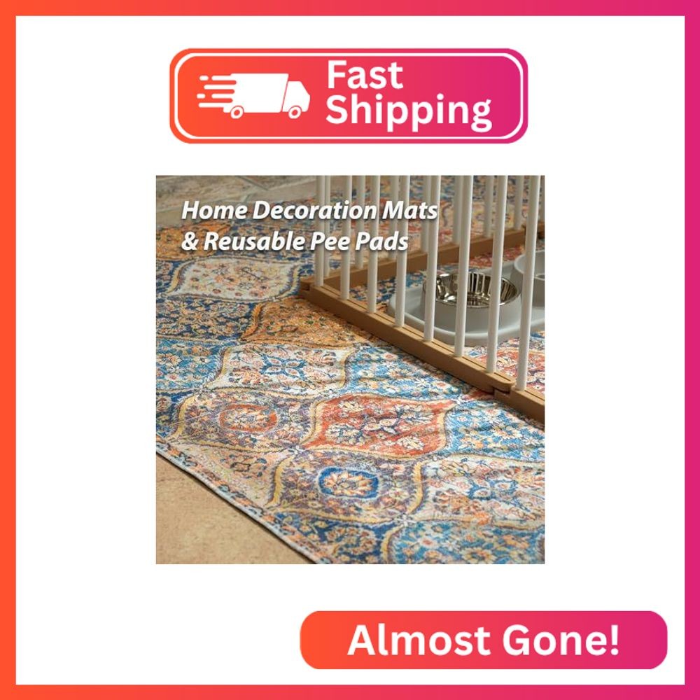 nunubaby Washable Pee Pads for Dogs, Stylish, Non-Slip and Leak-Proof Pee Pads.
