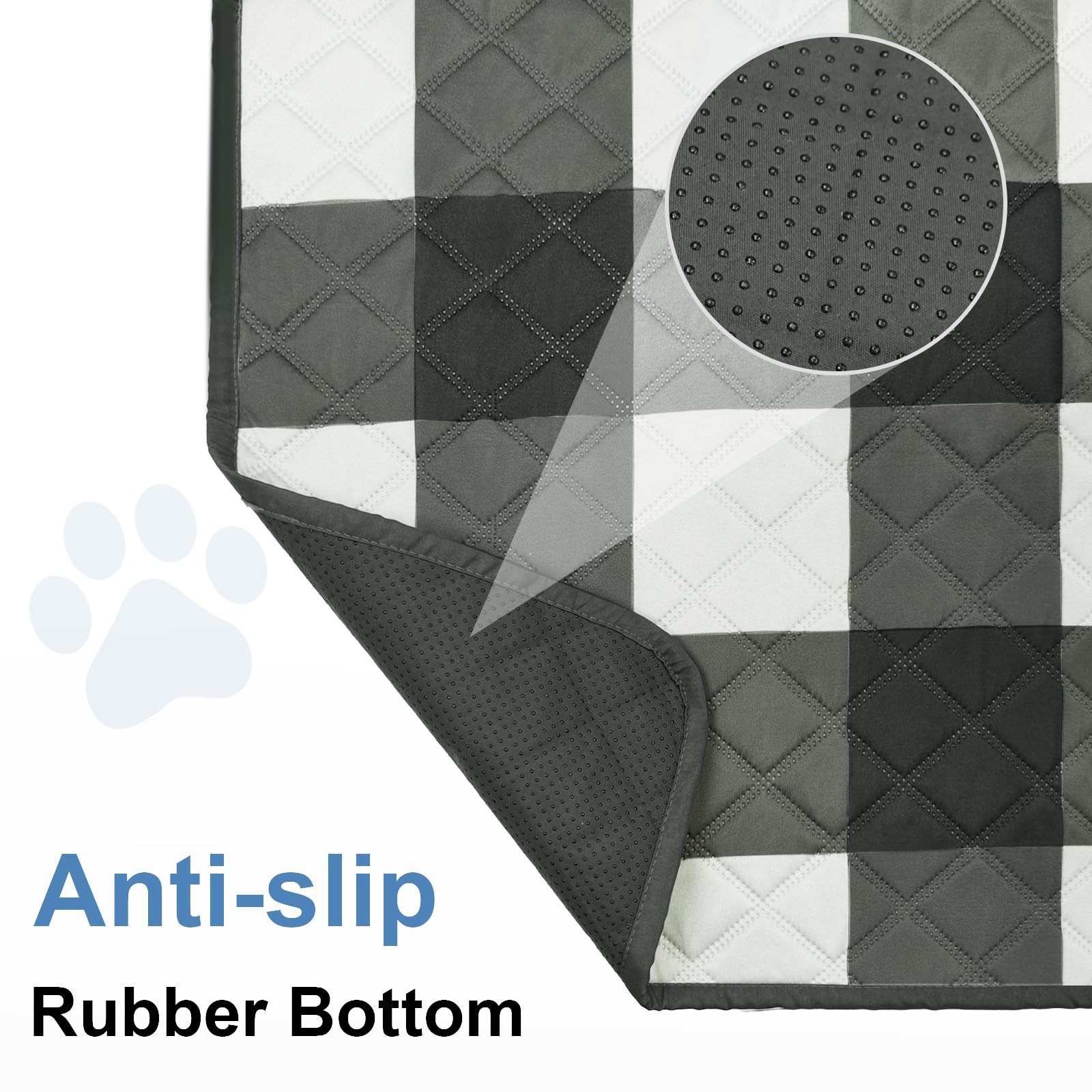 Washable Pee Pads for Dogs(2-Pack, 36″x36″),Absorbent & Leakproof Reusable Tr…