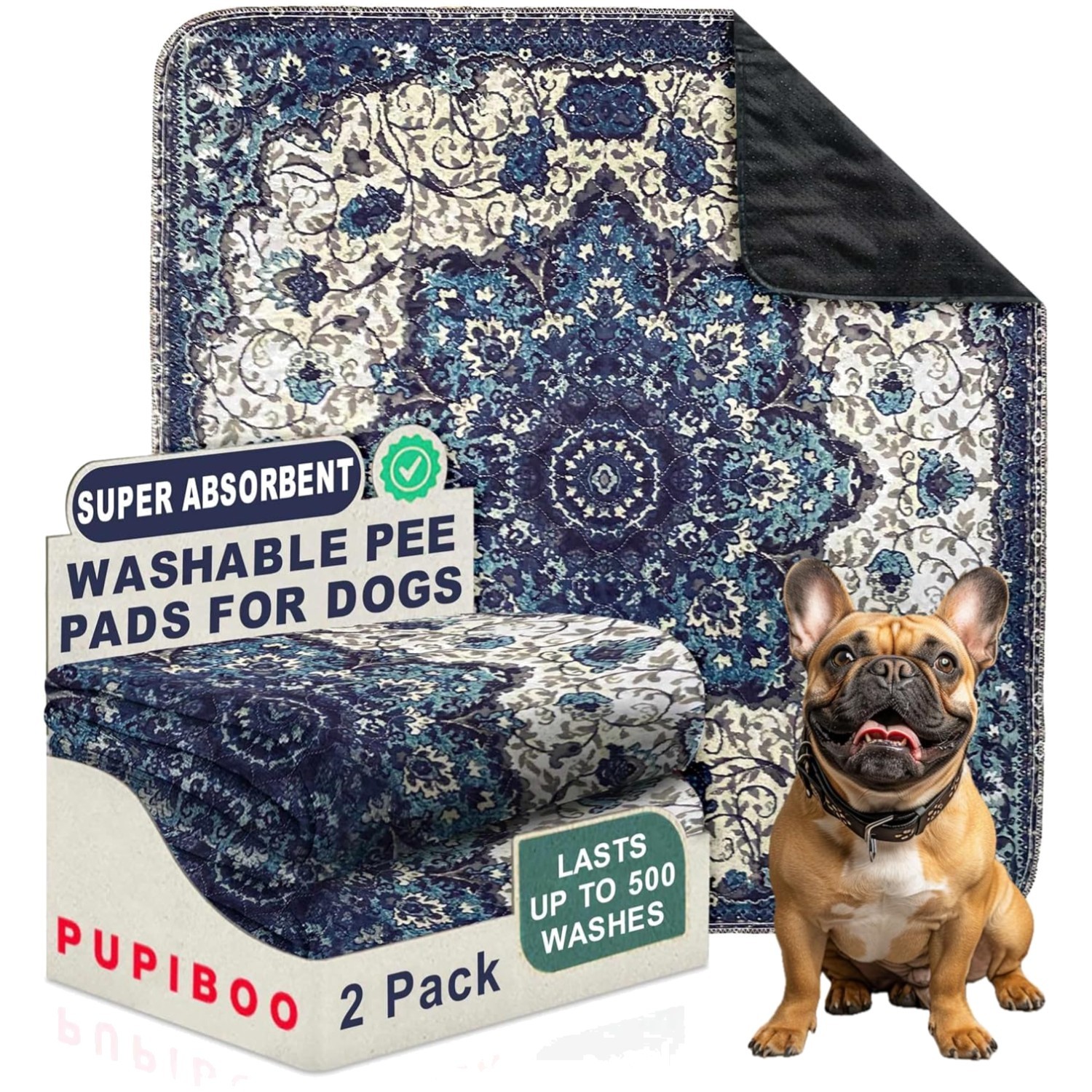Ultra-Absorbent Reusable Pet Pads – 54x 54 Inch