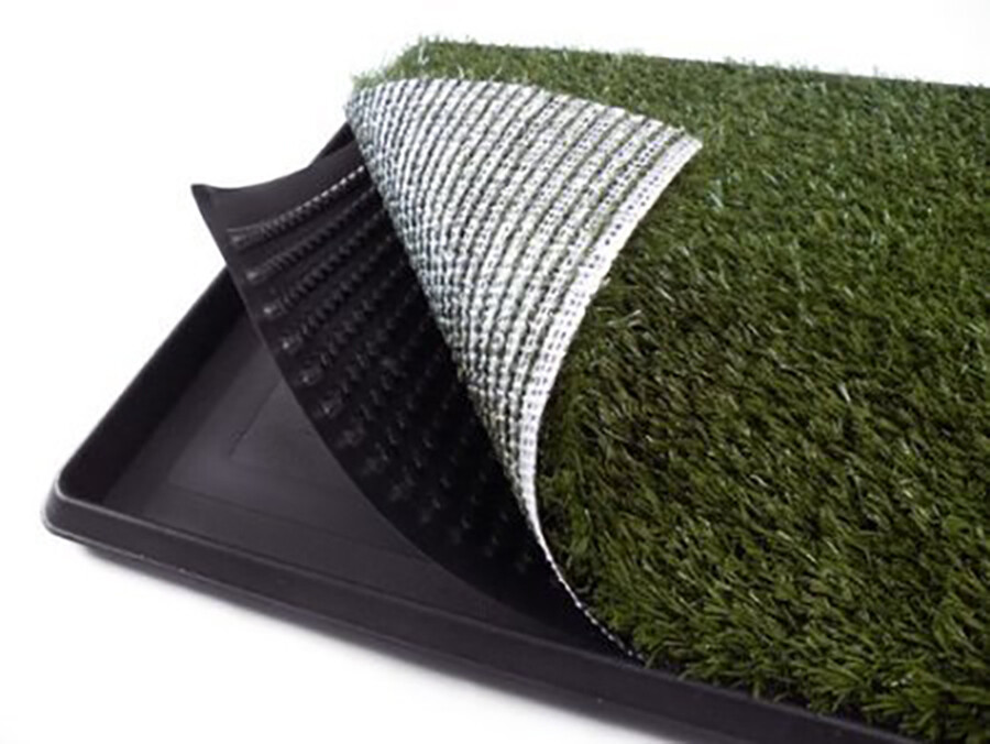 X Large Pet Grass Potty Patch Portable Dog Training Bathroom Pad 30x20x5