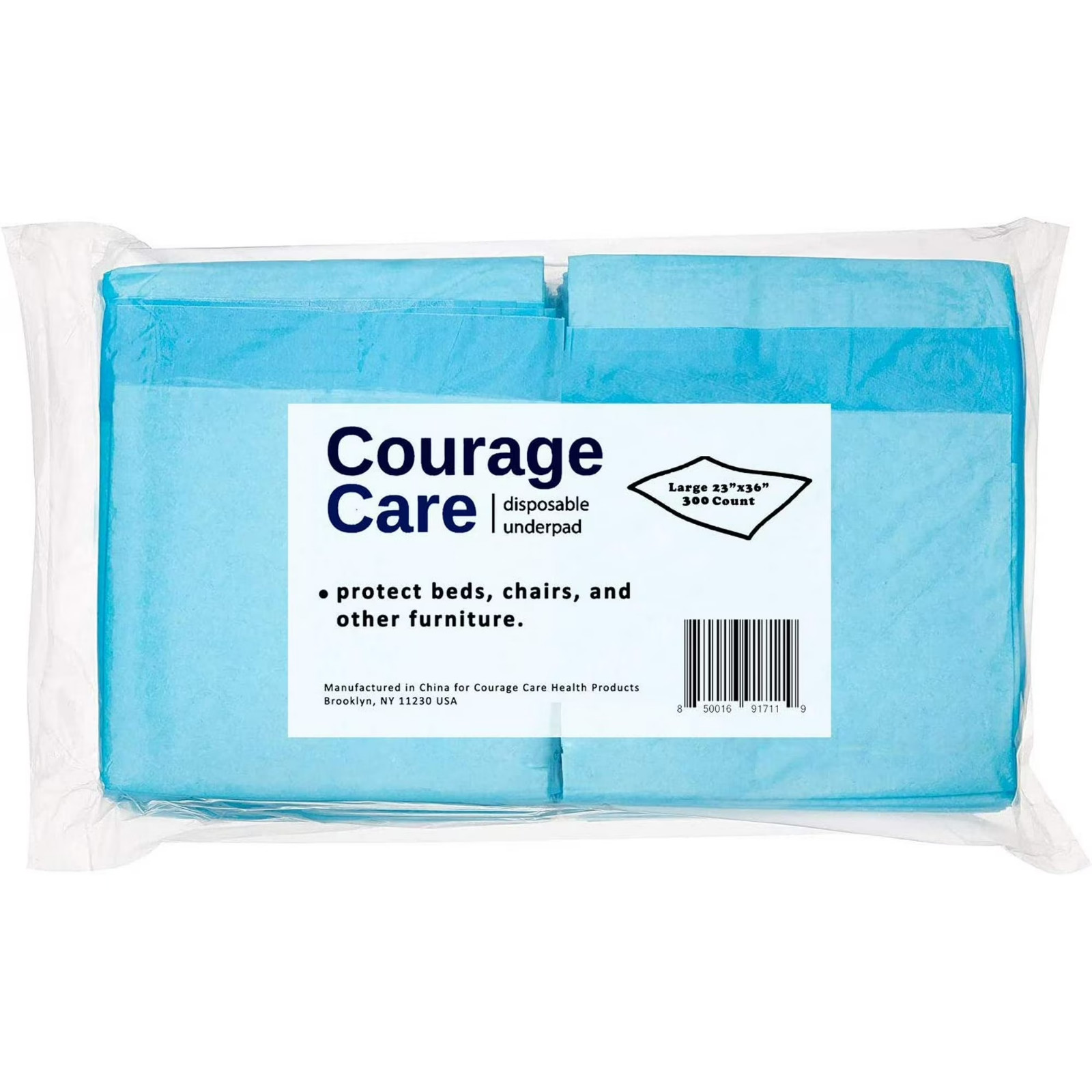 Courage Care 23 in x 36 in, Pack of 300 XXL Absorbent Dog Puppy Training Pads
