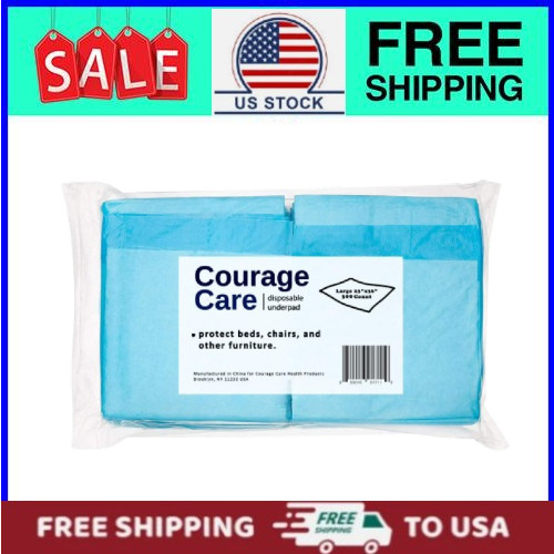 Courage Care 23 in x 36 in, 300 Pack XXL Absorbent Training Pads