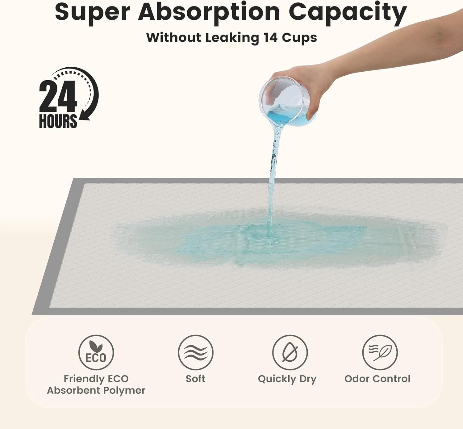 Gardner Pet 5XL Puppy Pads Extra Large, 37″x54″ Super Absorbent & Leak-Proof Dog
