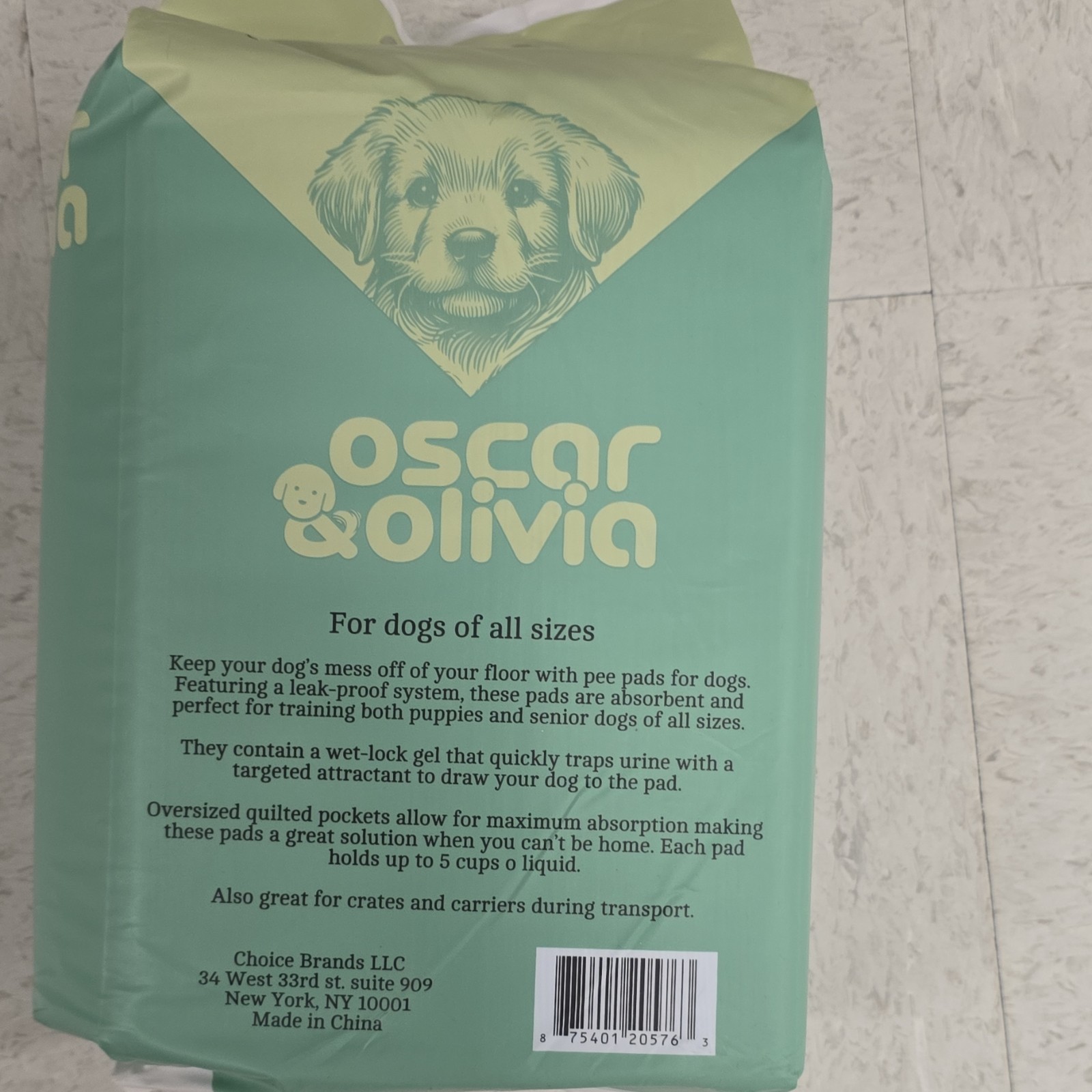 Oscar & Olivia Super Absorbent Odor Neutralizing Training Pads 50pk