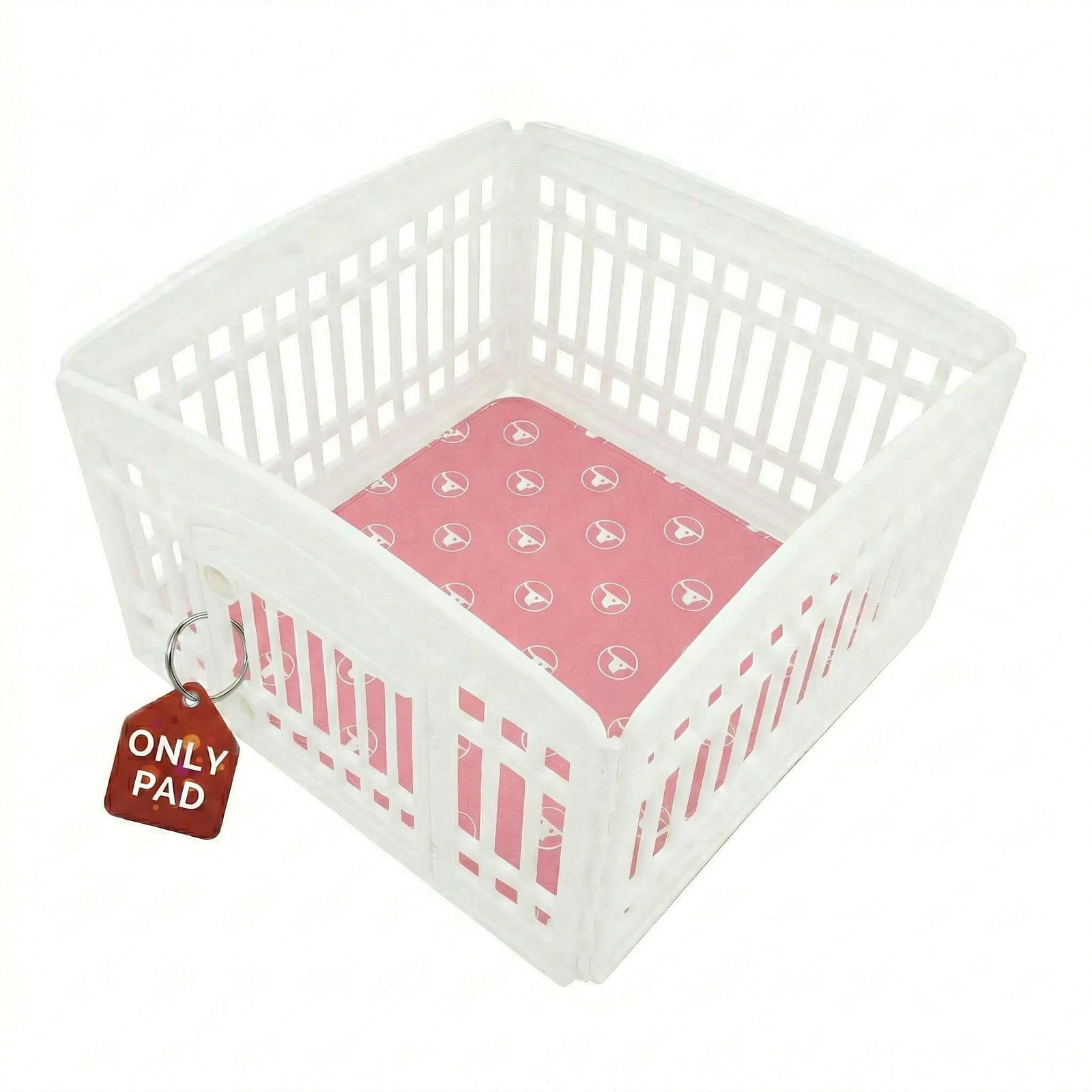 PJYuCien 36″x36″ Reusable Playpen Training Pad for Puppies, Pink | Ideal for Sma
