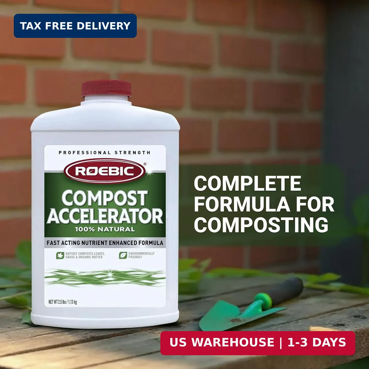 Roebic CA-1 Bacterial Compost Accelerator: 2.5 pounds, for faster composting
