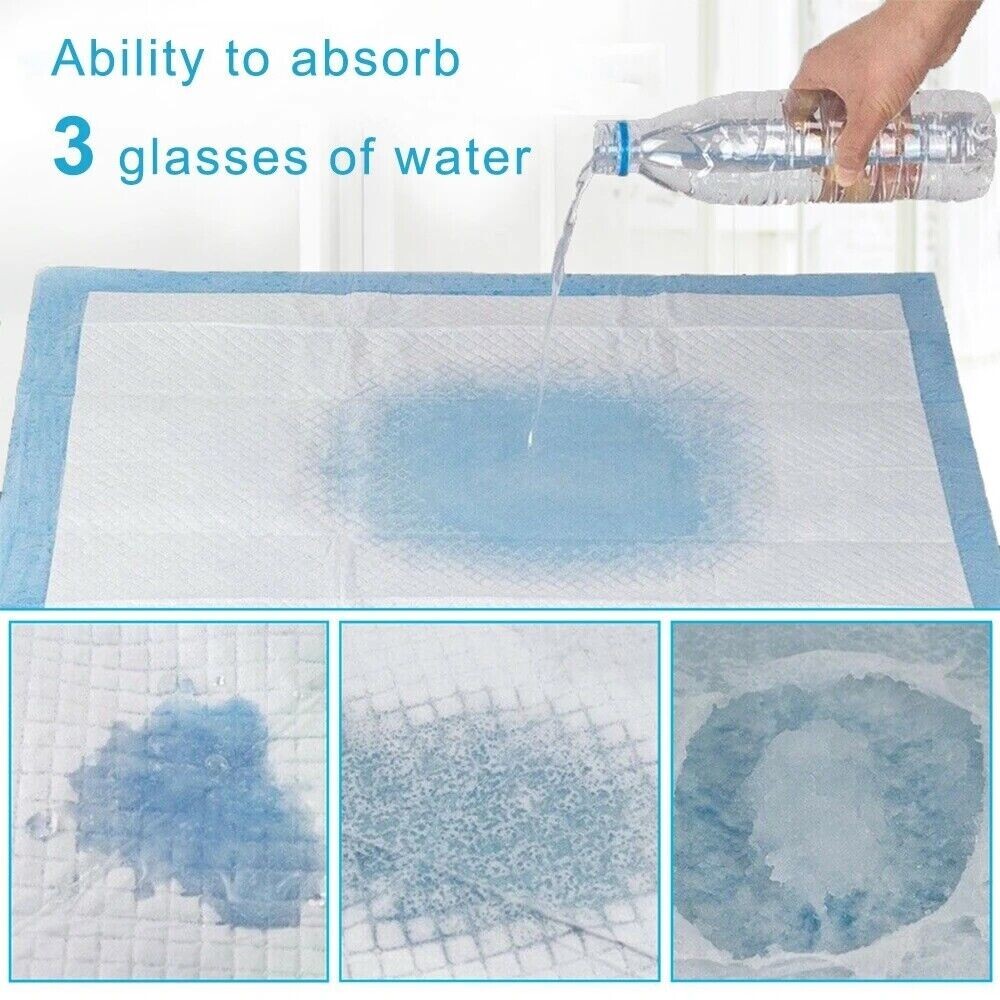 100pcs 17in Pet Diaper Dog Training Pee Pads Disposable Healthy Nappy Toilet Mat