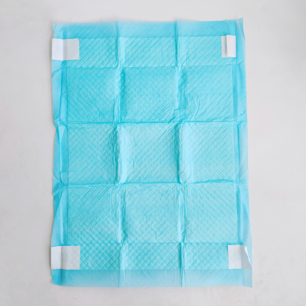 50 Pieces 5 Layers High Quality Dog Pee Pads with Sticker Leak-Proof Quick-Dry