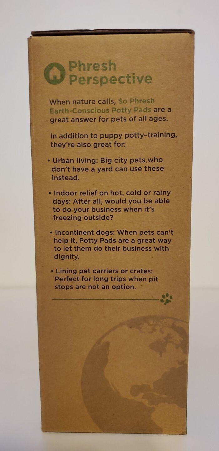 Dog Potty Pads Earth Conscious Environment Friendly 8 Count