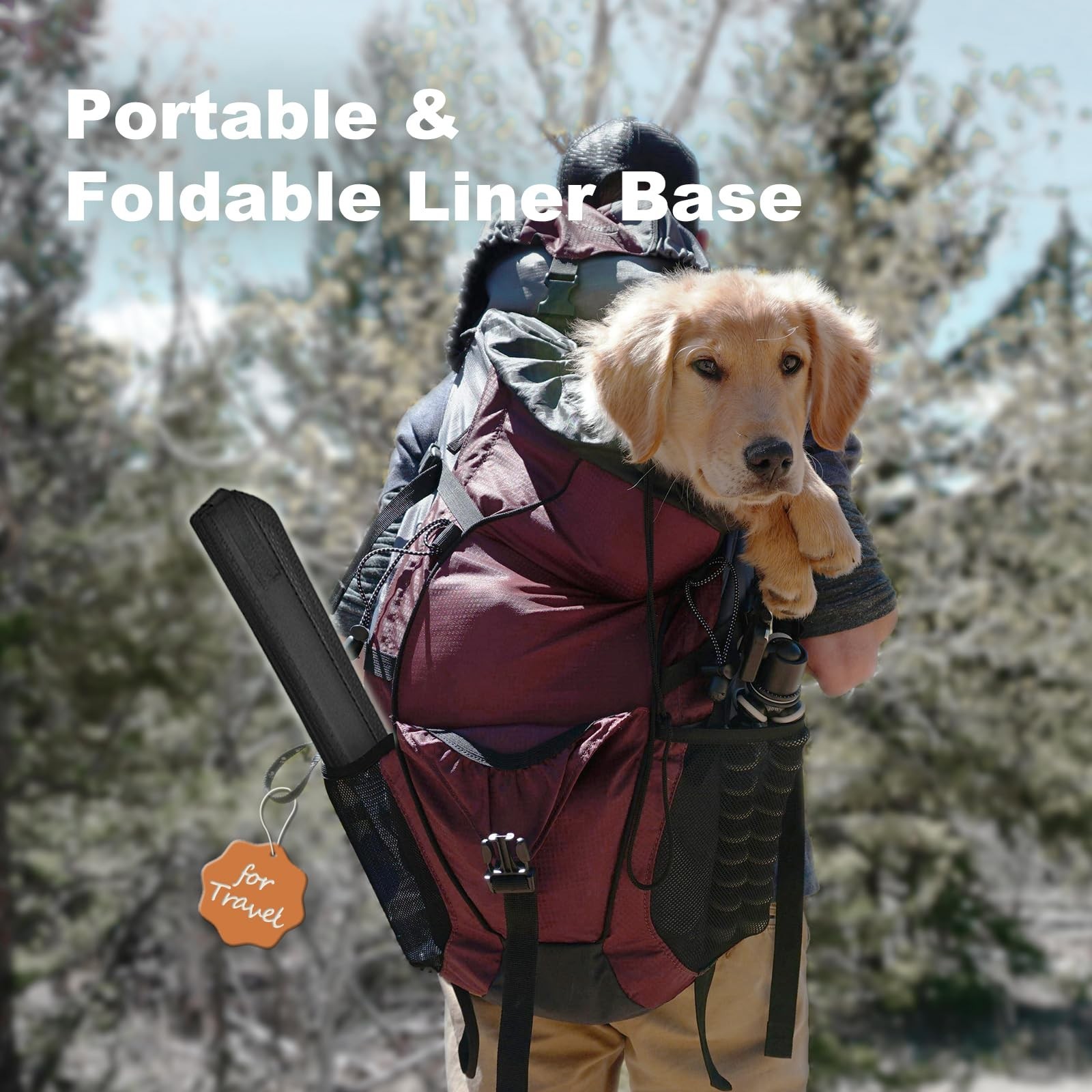 HQ4US 4LEGS Small Portable Dog Pee Pads Holder for Travel, Puppy Pad Holder F…