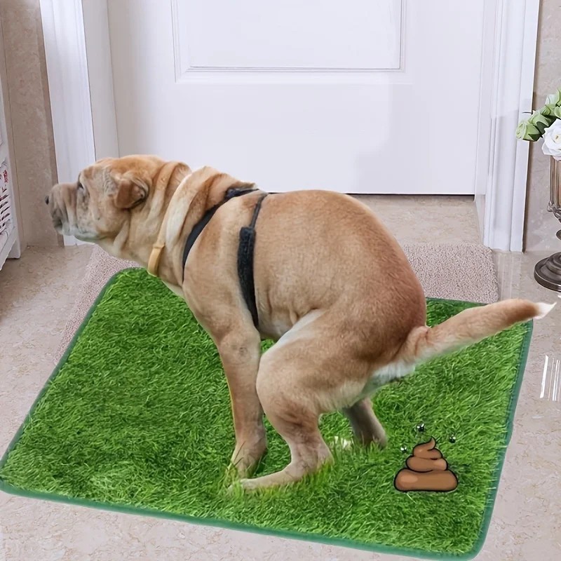 Washable Dog Grass Mat Artificial Lawn Puppy Training Pee Pad Odor Control.