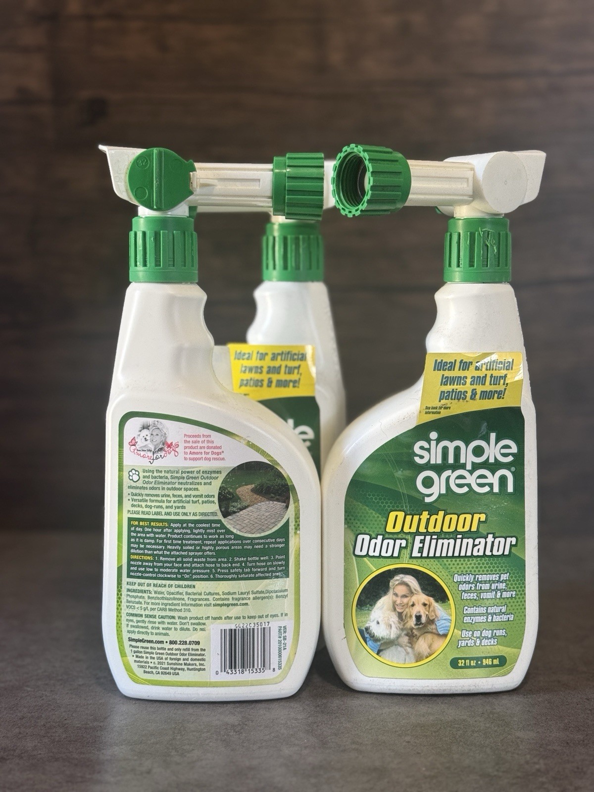 3 Outdoor Odor Eliminator for Pets, Dogs, Ideal for Artificial Grass & Patio (32