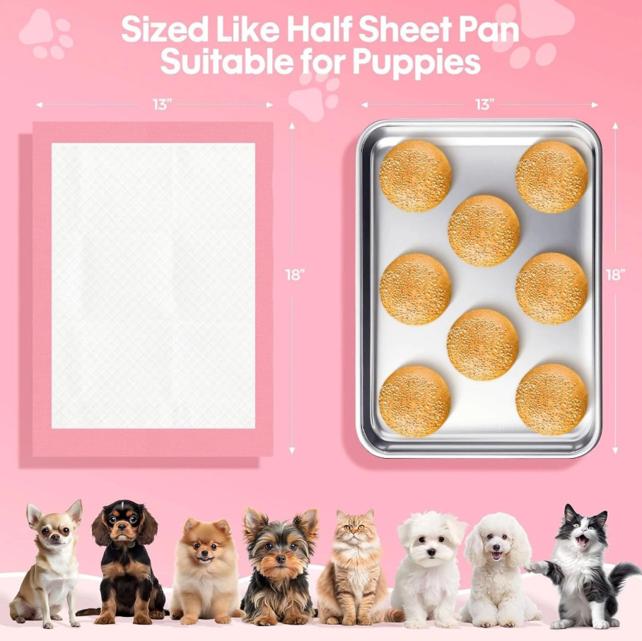 Pee Pads for Dogs Potty Training Ultra-Absorbent Pee Pads All Size