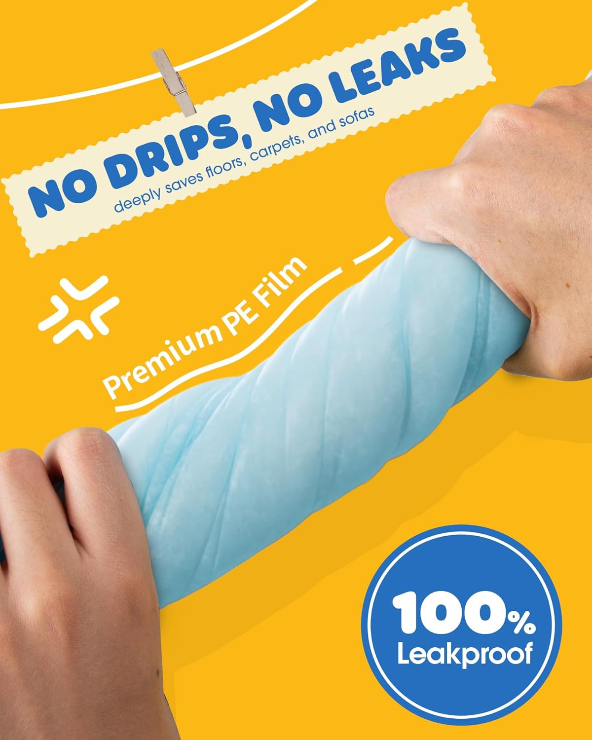50 Pack Extra Large Puppy Pads 34 x 28 Inch Quick Dry Leakproof Pet Training Pad