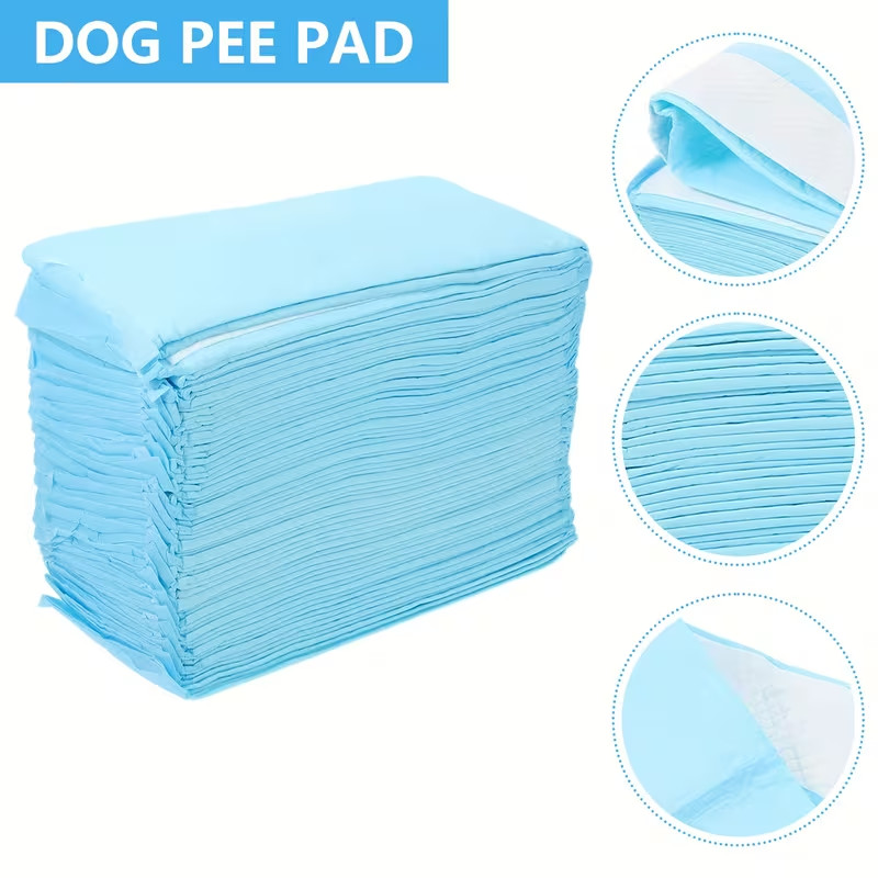 100ct Dog Puppy Pee Pads 23.6×23.6 Leak-Proof Quick Dry Potty Training Pads