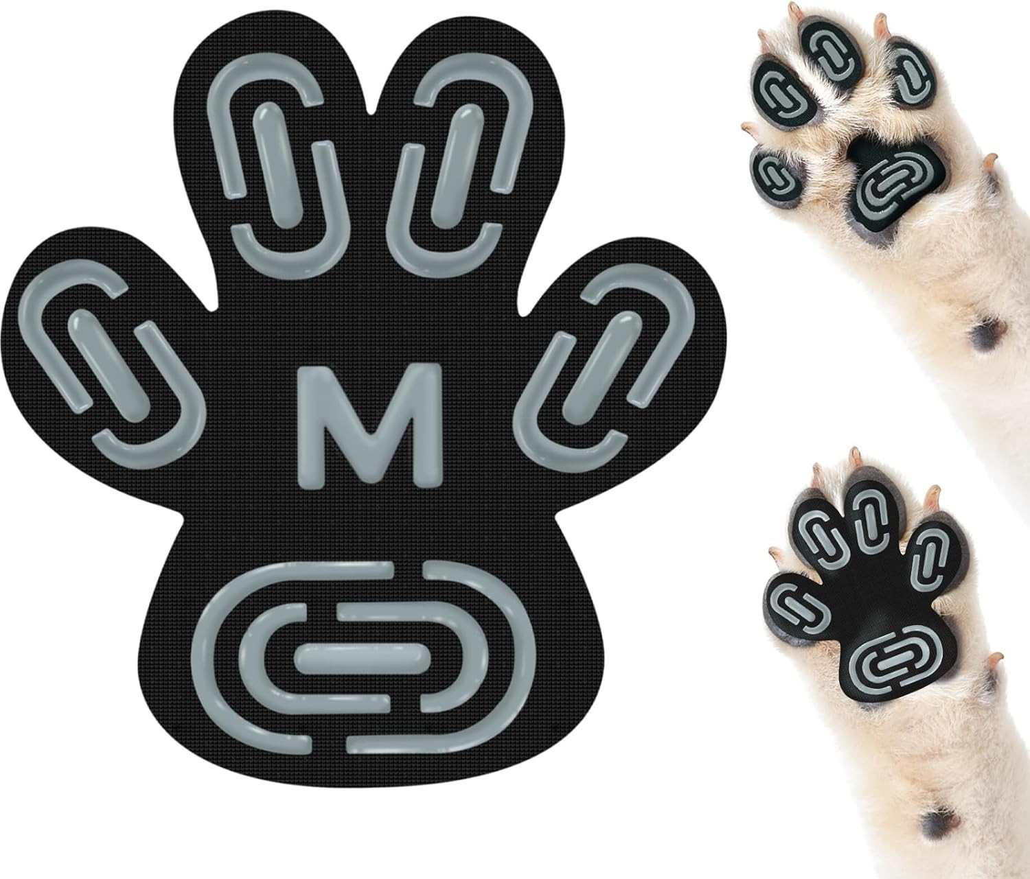 Anti-Slip Dog Paw Protector Pads for Senior Dogs, Dog Paw Adhesive Pads on Hardw