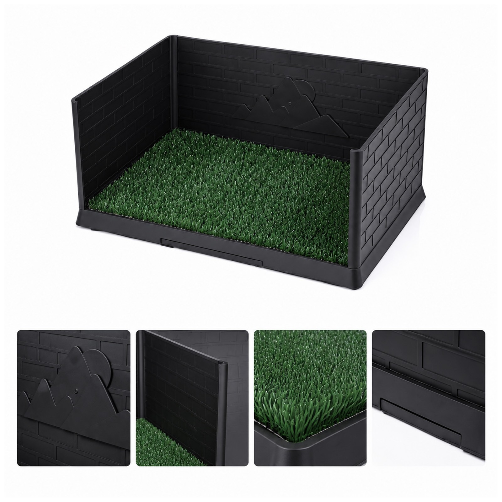 Puppy Dog Pet Potty Training Pee Pad Mat Indoor Tray Dogs Grass House Toilet USA