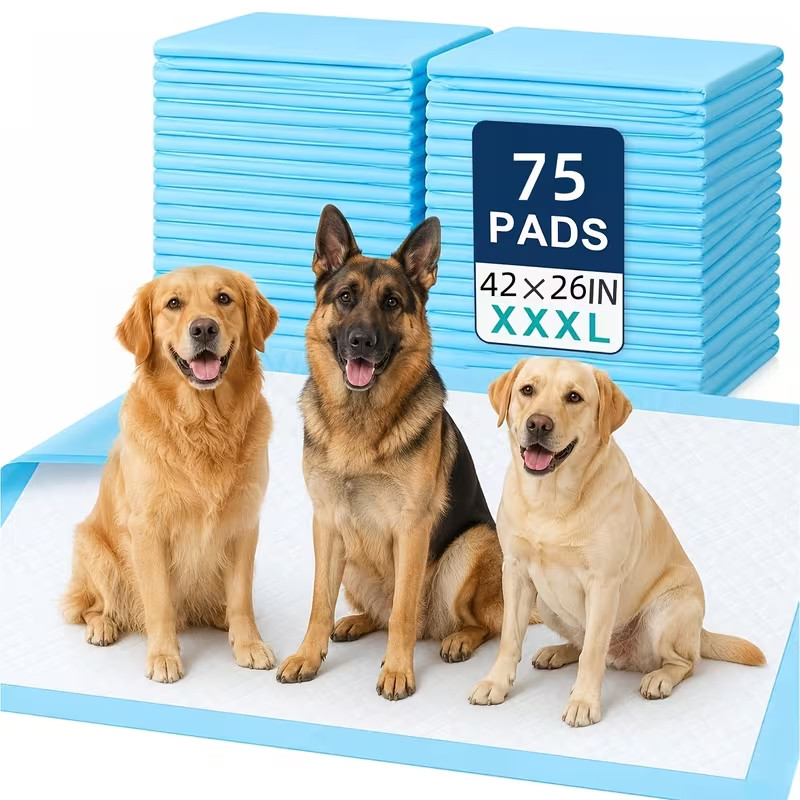 Extra-large 42″×26″, 75-pack , odor-resistant
