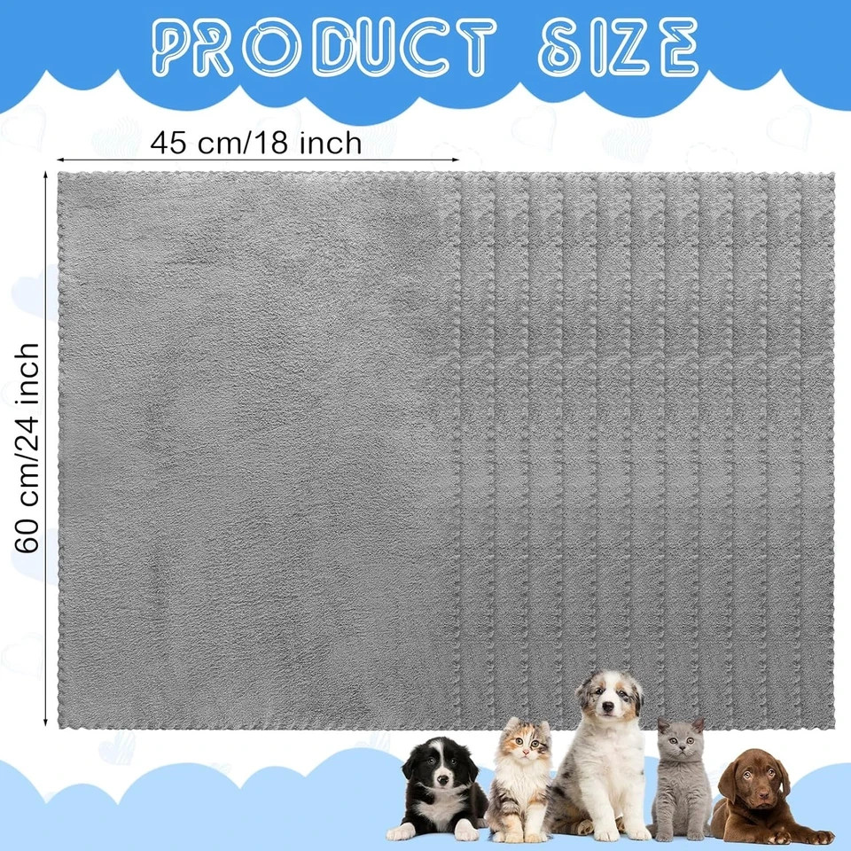 12 Pcs Washable Pee Pads for Dogs Reusable Waterproof Training Puppy Pads Bulk A