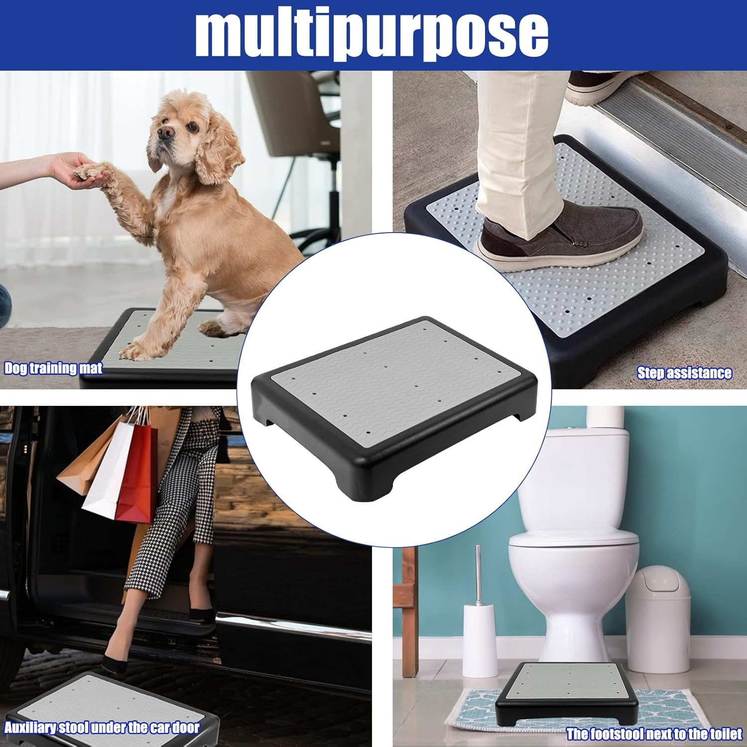 Dog Training Place Board with Non-Skid Surface, Dog Platform for Training, Porta