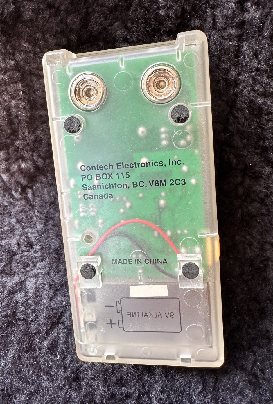 PetSafe Scatmat Power Pack Replacement Part SKM-C441 Tested Snap On 9V Battery