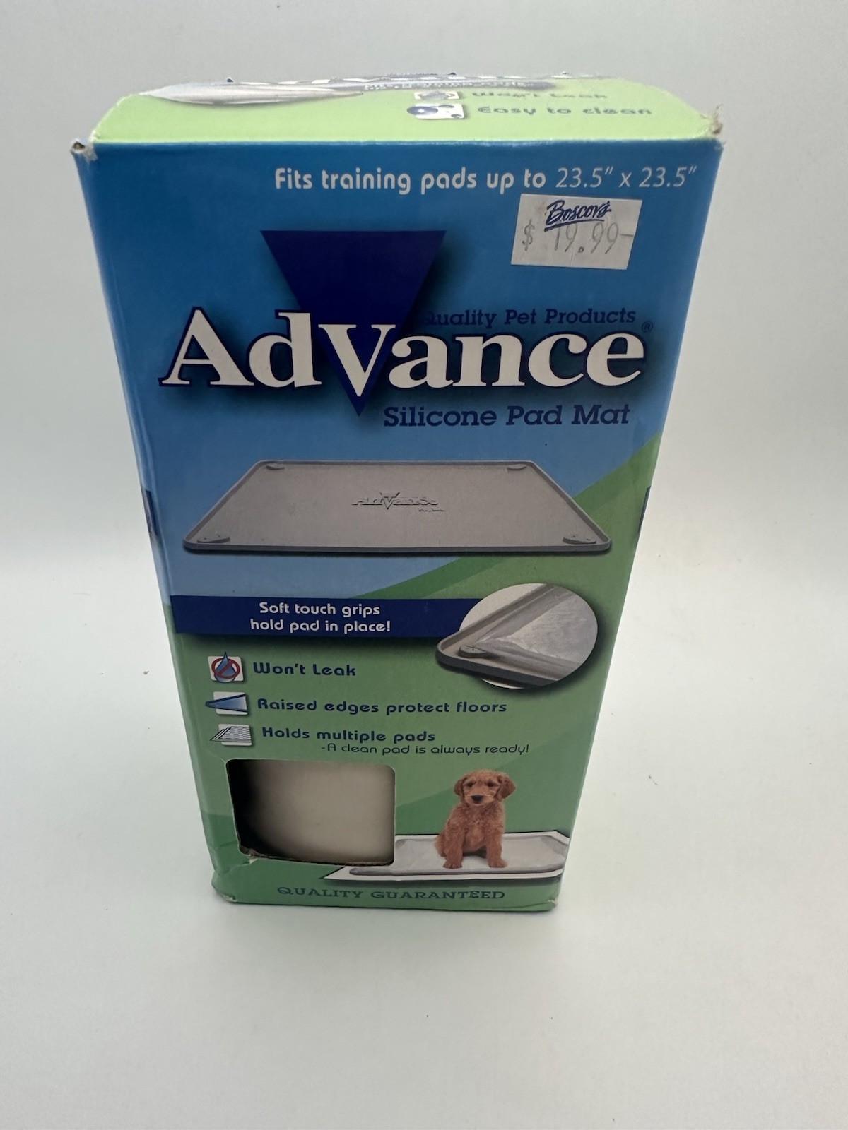 Advance Silicone Pee Pad Holder Dog 23”x23” Leak-Proof